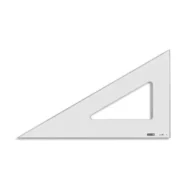 MINERVA Equerre 60 degrés L 30cm avec bords anti taches en altuglas