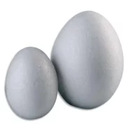 GRAINE CREATIVE Sachet de 25 œufs styropor 60 x 90 mm