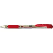 UNI-BALL Stylo bille pointe large encre gel Rouge SIGNO BROAD, corps avec grip +capuchon UNI-BALL
