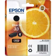 EPSON Cartouche Jet d'Encre Claria Premium Noir ''Oranges'' 33 (T3331) - C13T33314012