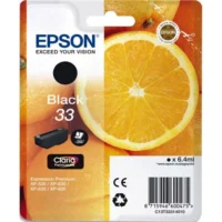 EPSON Cartouche Jet d'Encre Claria Premium Noir ''Oranges'' 33 (T3331) - C13T33314012