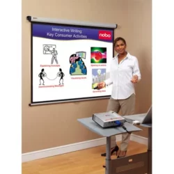 NOBO Ecran de projection mural, 175 x 132 cm