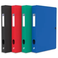 OXFORD Boîte de classement MEMPHIS 24x32cm, en polypropylène 7/10e. Dos 4cm. Assortis tradition