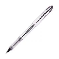 UNI-BALL Stylo roller pointe métal moyenne encre liquide Noire VISION ELITE UB200