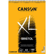 CANSON Bloc de 50 feuilles de papier dessin XL BRISTOL 180g A3