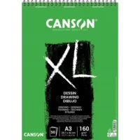 CANSON Bloc de 50 feuilles de papier dessin XL DESSIN 10 160g A3