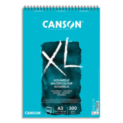 CANSON Bloc de 30 feuilles de papier dessin XL AQUARELLE 300g A3
