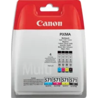 CANON Pack Jet d'encre CLI-571 Cyan/Magenta/Jaune/Noir 0386C005AA