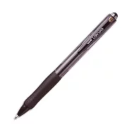 UNI-BALL Stylo bille rechargeable pointe large rétractable encre Noire corps avec grip LAKNOCK