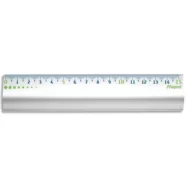 MAPED Règle anti dérapante aluminium anodisé 15 cm