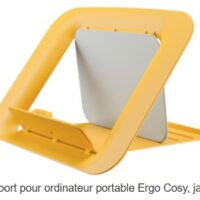 LEITZ Support pour ordinateur portable Ergo Cosy, jaune