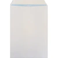 PERGAMY Boîte de 250 pochettes velin Blanc 90g C4 229x324 mm fenêtre 50x100 mm auto-adhésives