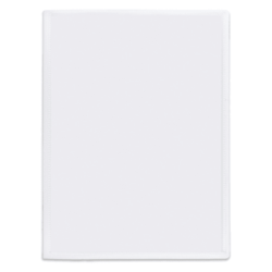 PERGAMY Protege documents personnalisable en polypropylene Blanc 80 vues