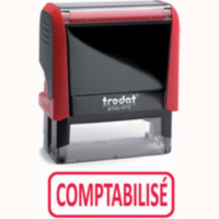 Trodat Tampon de texte X-print 4912 "COMPTABILISÉ"