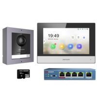Kit interphone vidéo IP numérique - Écran tactile 7" - DS-KIS602B/Europe - HikVision