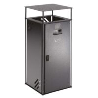 Cendrier corbeille en acier