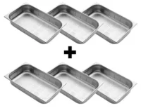 Bac gastronorme inox GN 1/1 - perforé - profondeur: 100 mm